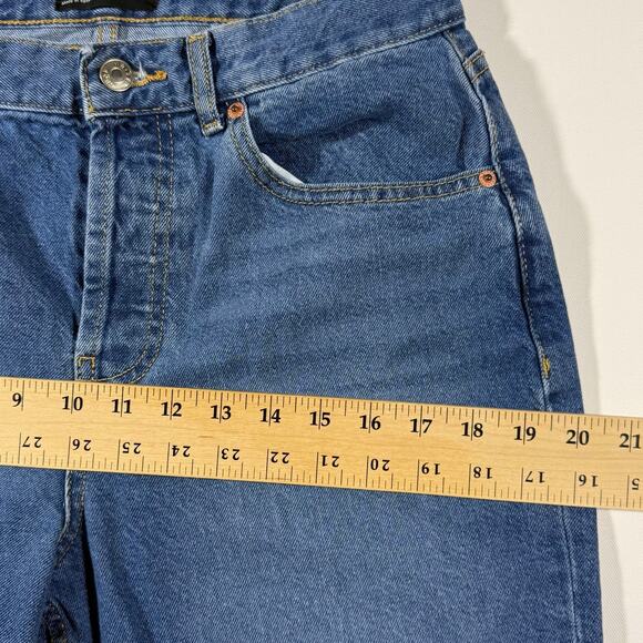 ASOS Design Cropped Jeans Women's 30 Button Fly Jeans Cut 25" Inseam - Picture 8 of 9